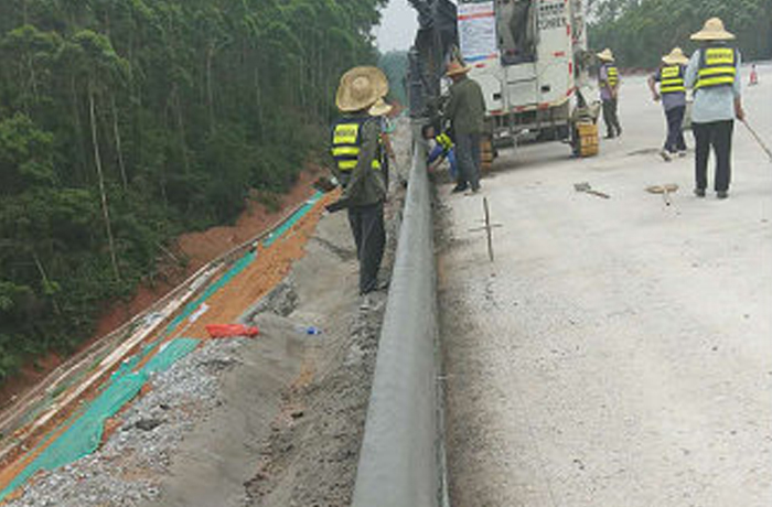 NC-1300 made ditches and curbstones in Huizhou, Guangdong